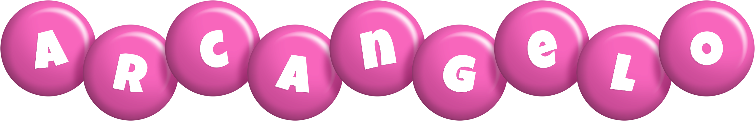Arcangelo candy-pink logo