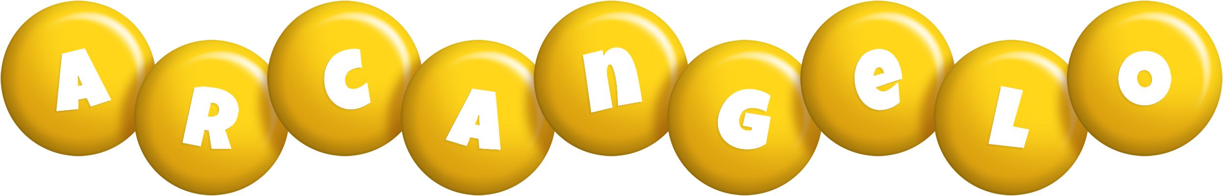 Arcangelo candy-yellow logo
