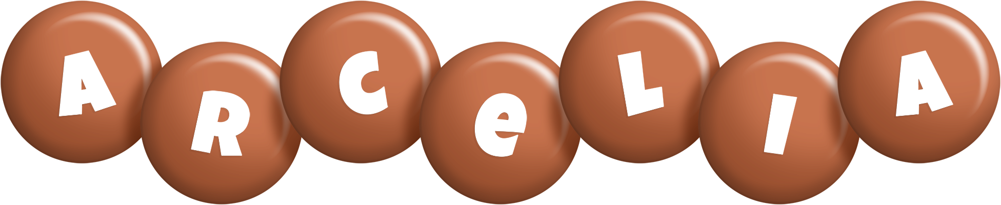 Arcelia candy-brown logo