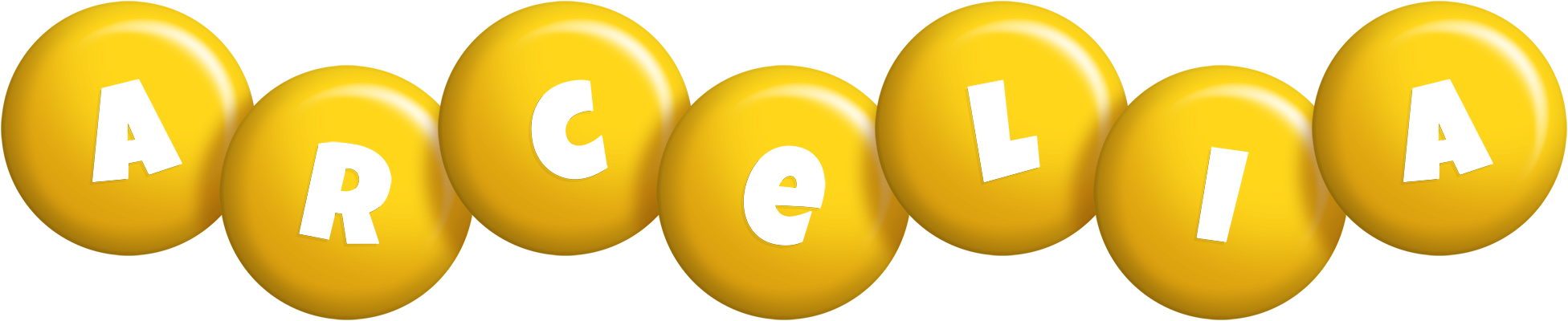 Arcelia candy-yellow logo