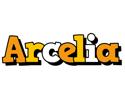 Arcelia cartoon logo