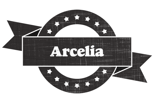Arcelia grunge logo