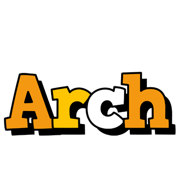 Arch cartoon logo
