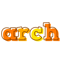 Arch desert logo