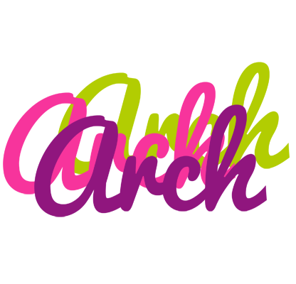 Arch flowers logo