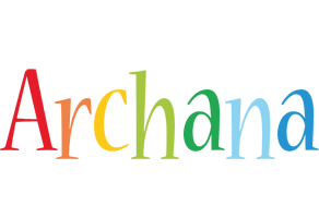 Archana birthday logo