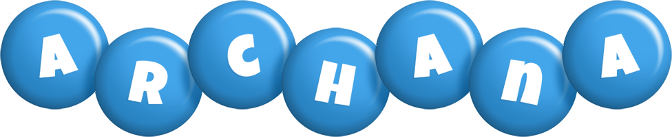 Archana candy-blue logo