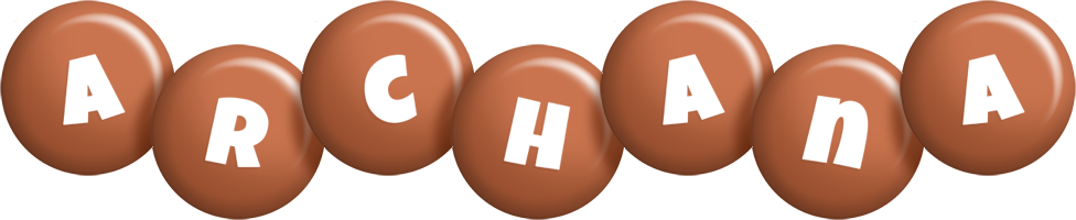 Archana candy-brown logo