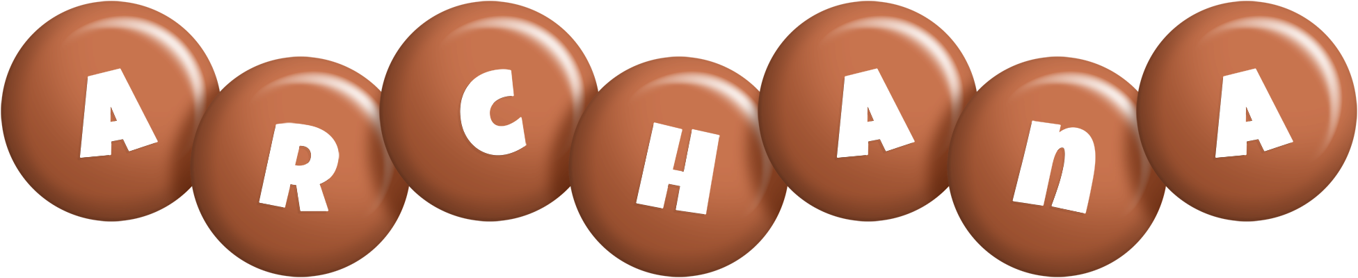 Archana candy-brown logo
