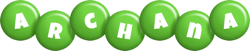 Archana candy-green logo