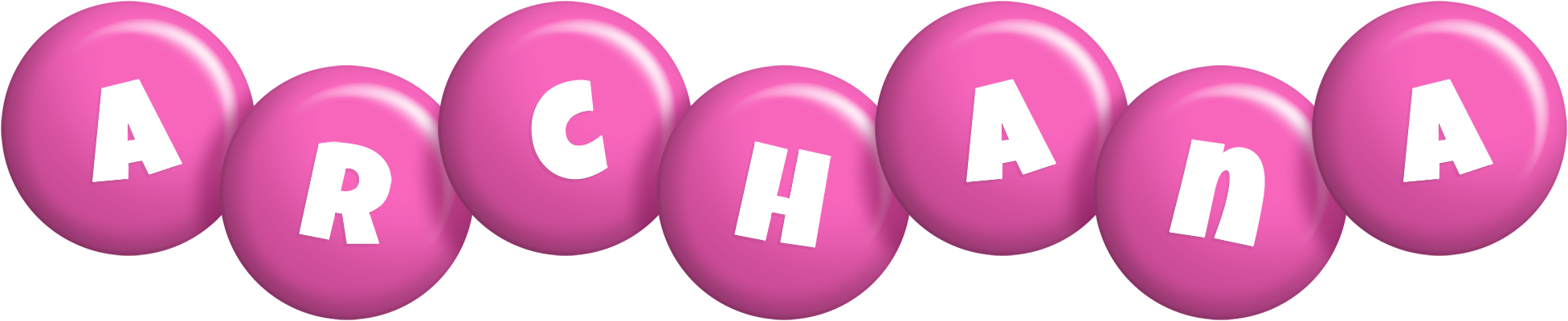 Archana candy-pink logo
