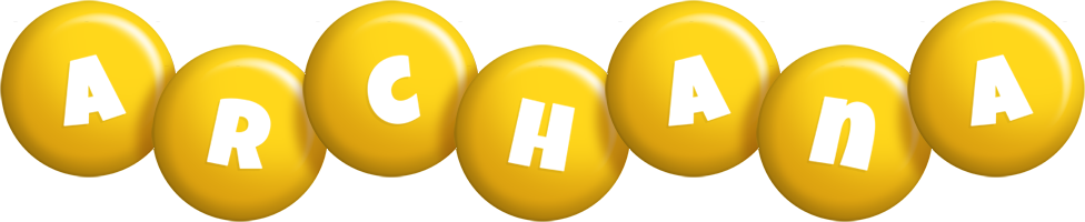 Archana candy-yellow logo