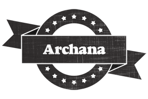 Archana grunge logo