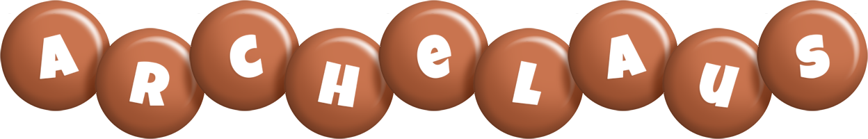 Archelaus candy-brown logo