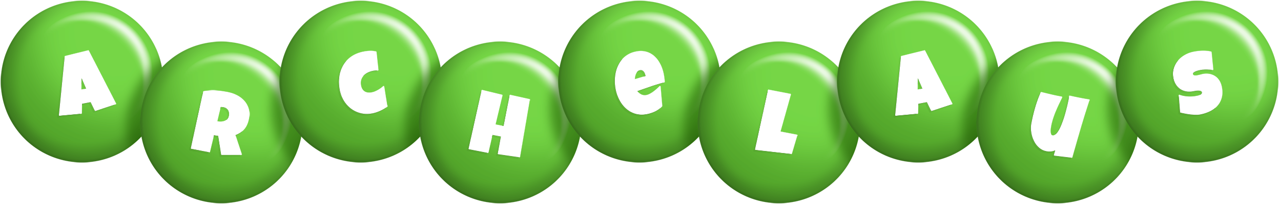 Archelaus candy-green logo