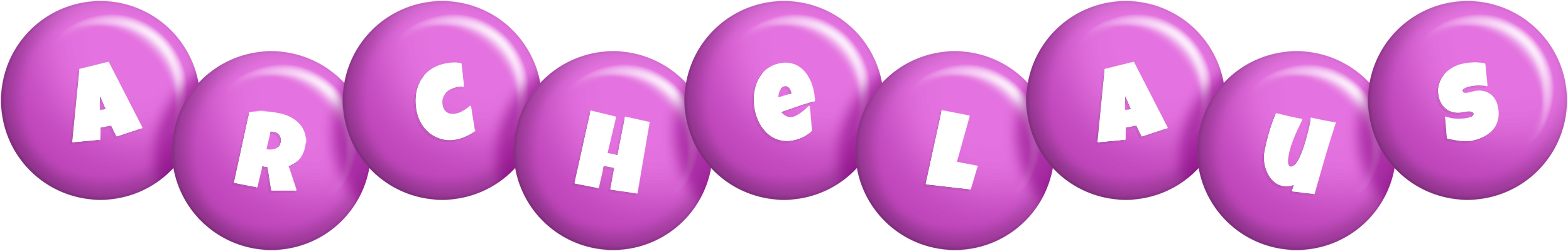 Archelaus candy-purple logo
