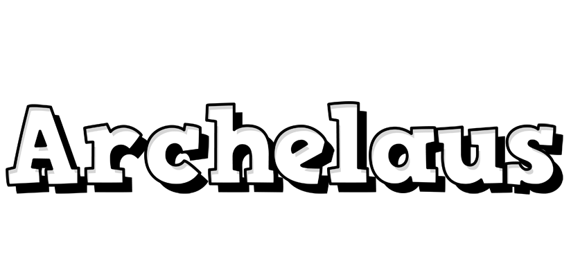Archelaus snowing logo