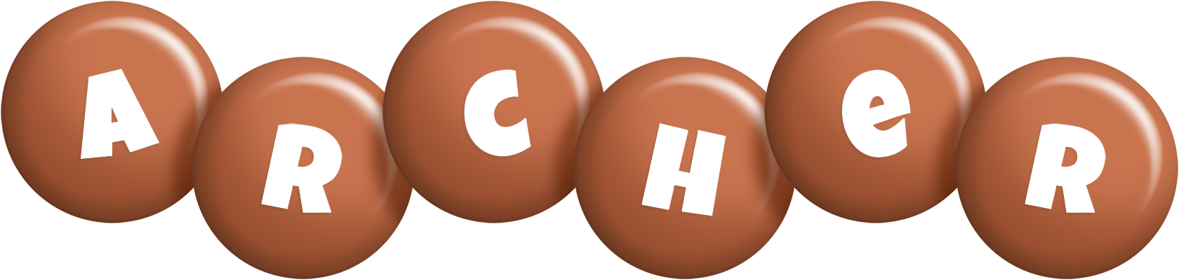 Archer candy-brown logo