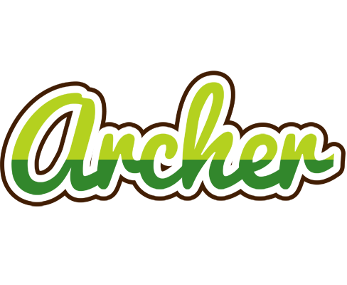 Archer golfing logo