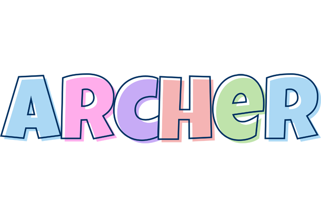 Archer pastel logo
