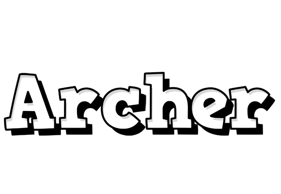 Archer snowing logo