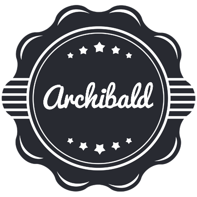 Archibald badge logo