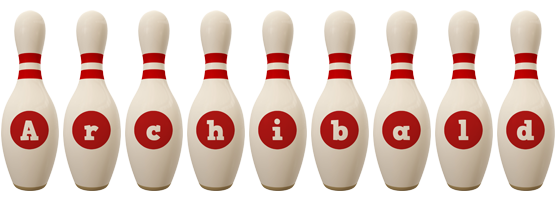 Archibald bowling-pin logo