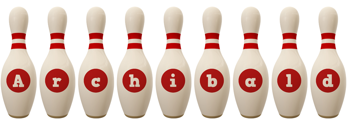 Archibald bowling-pin logo