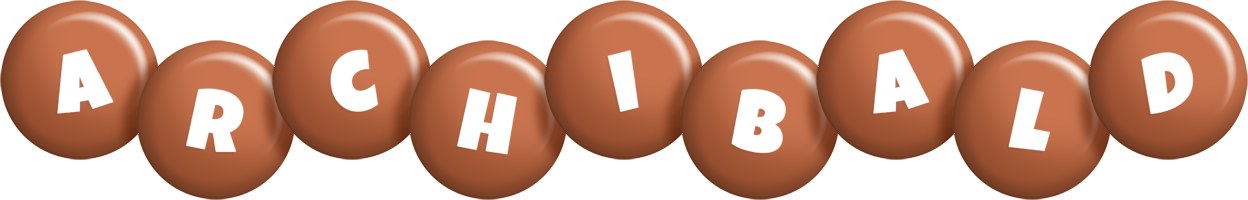 Archibald candy-brown logo