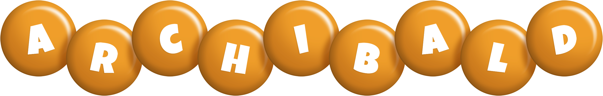 Archibald candy-orange logo
