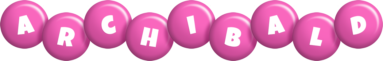 Archibald candy-pink logo