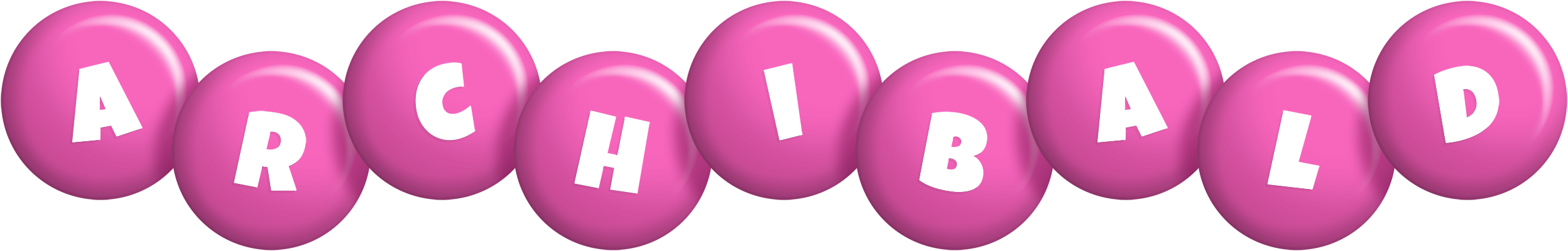 Archibald candy-pink logo
