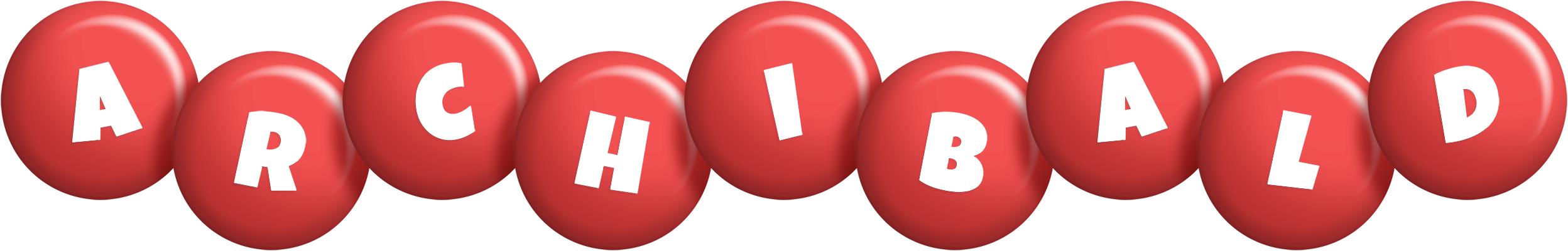 Archibald candy-red logo