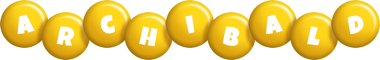 Archibald candy-yellow logo