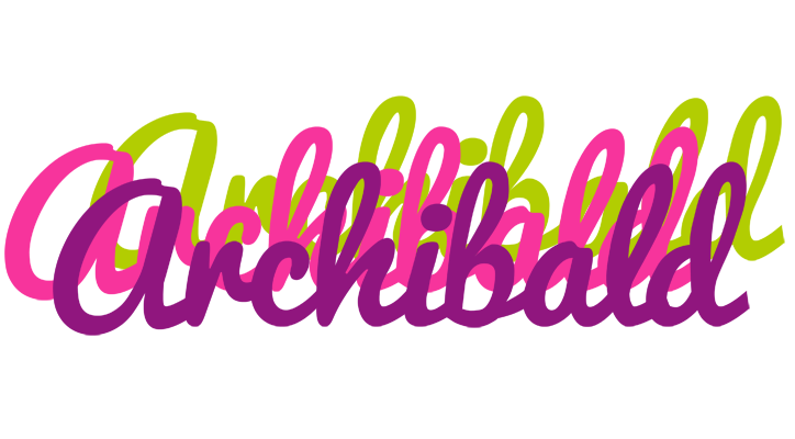 Archibald flowers logo