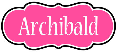 Archibald invitation logo