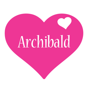 Archibald love-heart logo