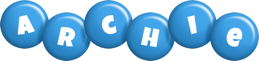 Archie candy-blue logo