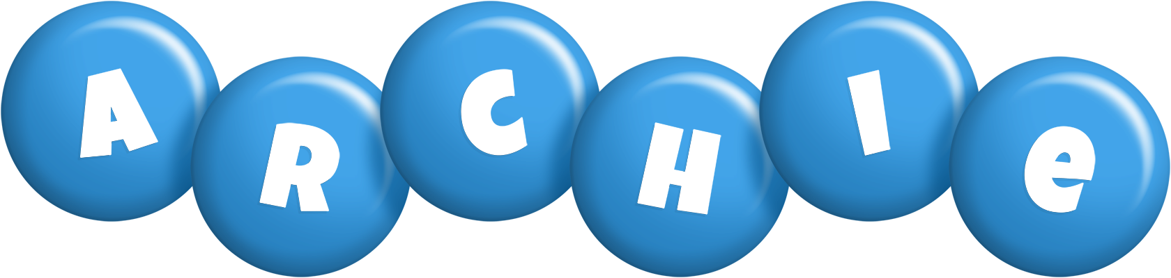 Archie candy-blue logo