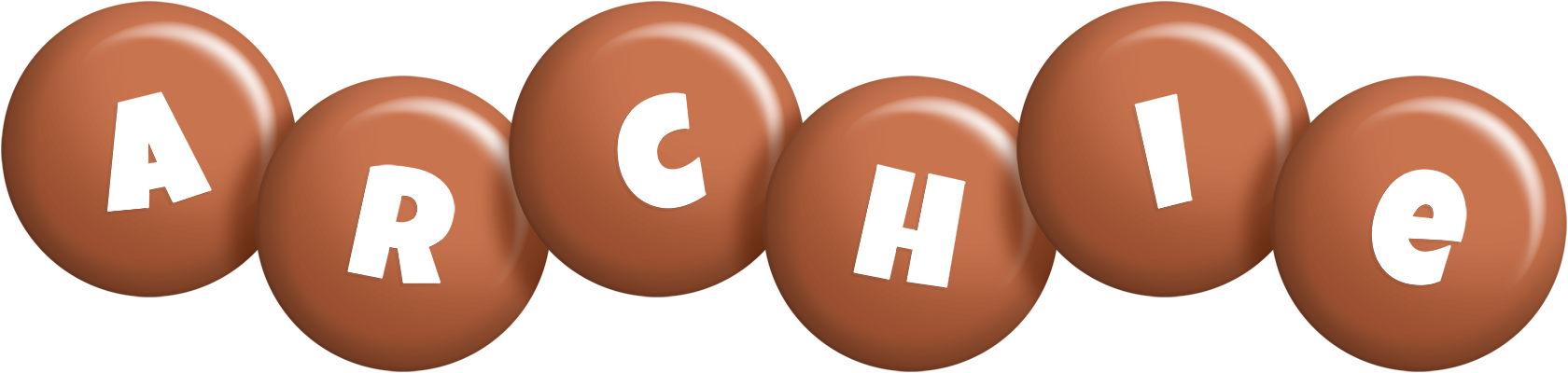 Archie candy-brown logo
