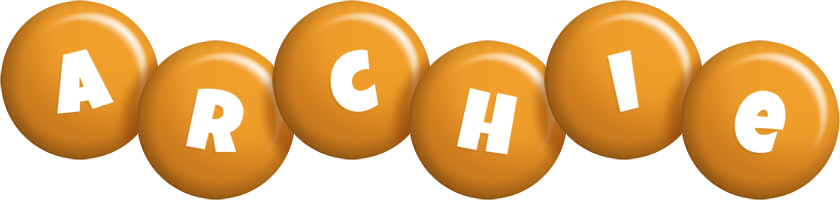 Archie candy-orange logo