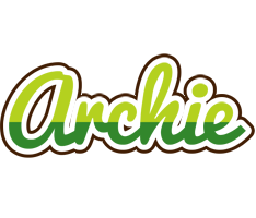 Archie golfing logo