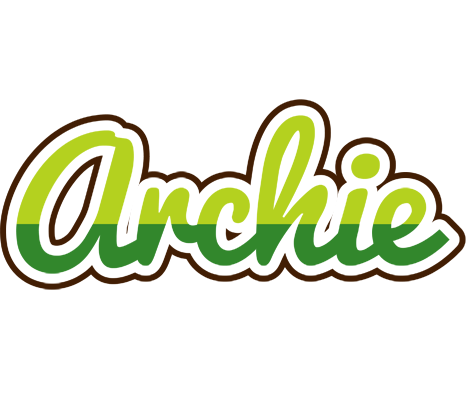 Archie golfing logo