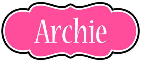 Archie invitation logo