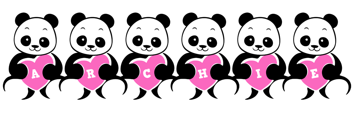 Archie love-panda logo