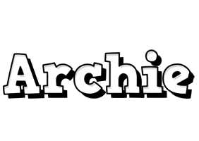 Archie snowing logo