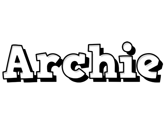 Archie snowing logo