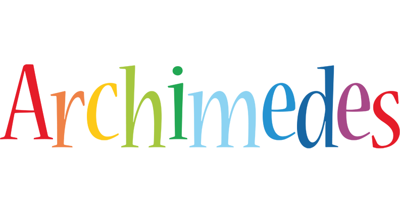 Archimedes birthday logo