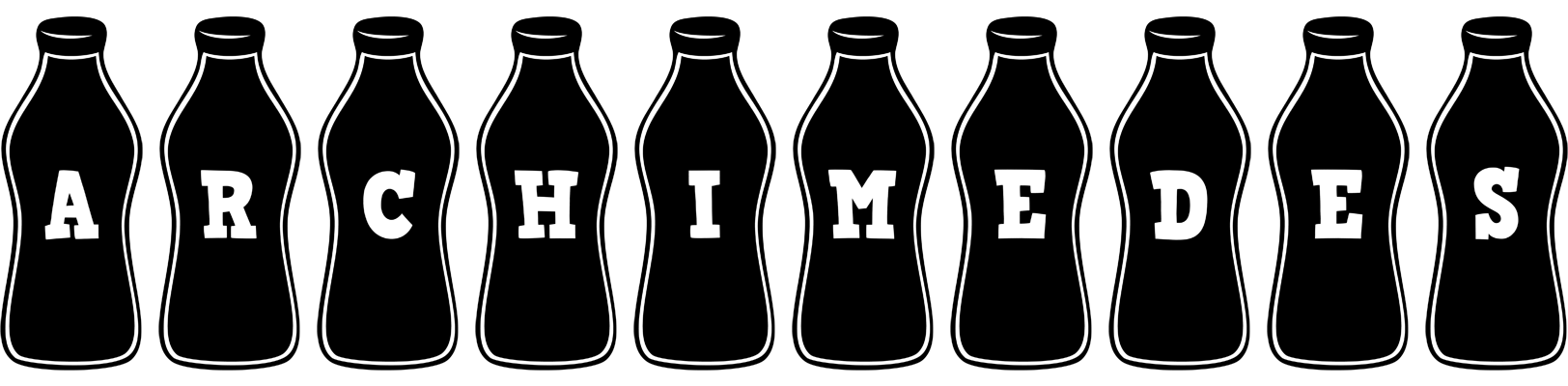 Archimedes bottle logo