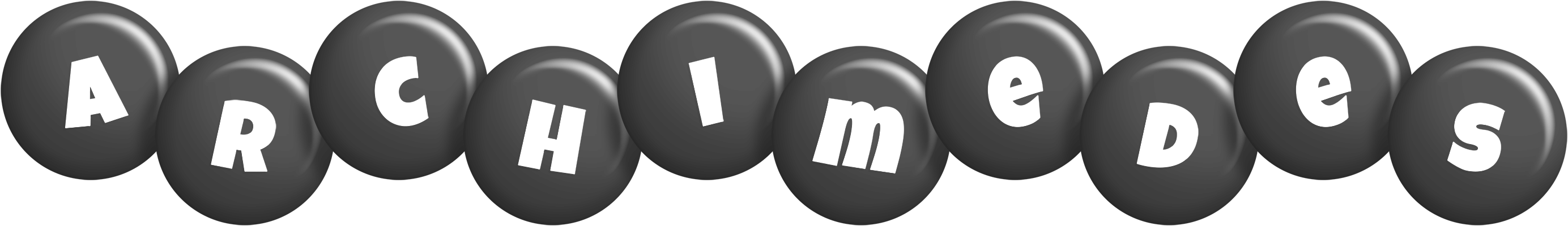 Archimedes candy-black logo